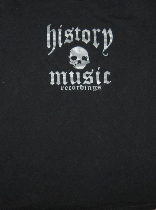 HISTORY MUSIC RECORDINGS T-SHIRT M*