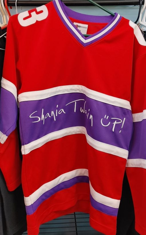 TWAIN, Shania - "Up!" 2006 TOUR HOCKEY JERSEY XS