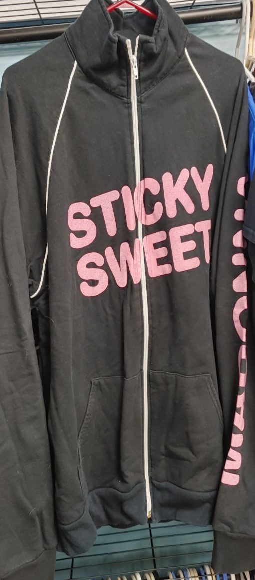 MADONNA - "Sticky Sweet" 2008 TOUR ZIP-UP TRACKSUIT SWEATER XL