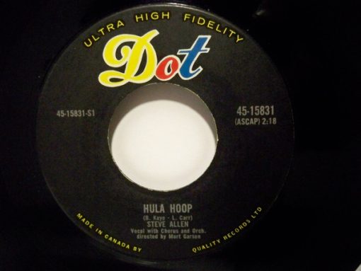 Steve Allen (3) - Hula Hoop / Love Song From Houseboat (7", Single) (Very Good Plus (VG+))