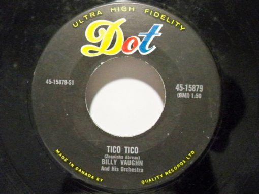 Billy Vaughn And His Orchestra - Tico Tico / Blue Hawaii (7", Single) (Near Mint (NM or M-))