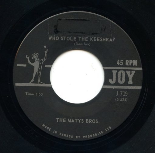 The Matys Bros. - Who Stole The Keeshka? (7", Single) (Near Mint (NM or M-))