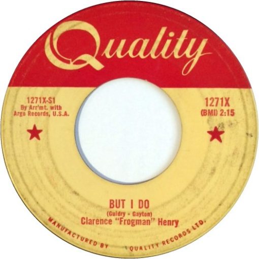 Clarence "Frogman" Henry - But I Do / Just My Baby And Me (7", Single) (Near Mint (NM or M-))