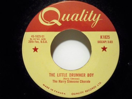 The Harry Simeone Chorale - The Little Drummer Boy / Die Lorelei (7", Single) (Near Mint (NM or M-))