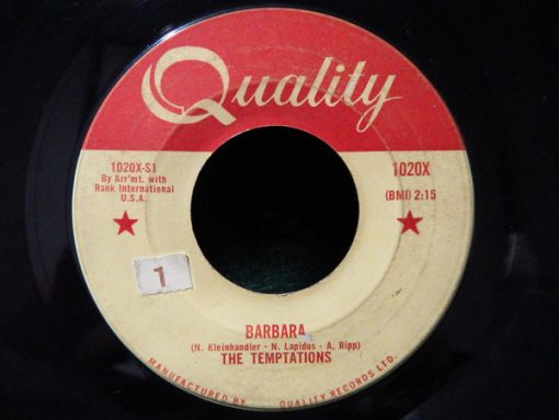 The Temptations (2) - Barbara (7", Single) (Very Good Plus (VG+))