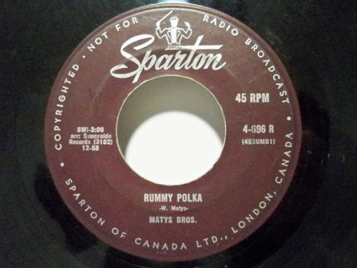 The Matys Bros. - Rummy Polka / Heel And Toe Polka (7", Single) (Near Mint (NM or M-))