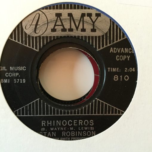 Stan Robinson (3) - Can She Give You Fever / Rhinoceros (7", Single, Promo, Styrene) (Very Good Plus (VG+))