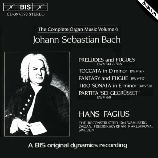 Johann Sebastian Bach / Hans Fagius - Preludes And Fugues / Toccata In D / Fantasy And Fugue / Trio Sonata In E / Partita "Sei Gegrüsset" (2xCD) (Near Mint (NM or M-))