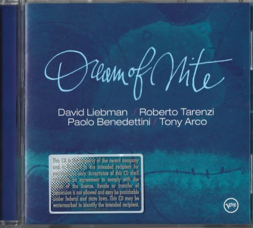 David Liebman, Roberto Tarenzi, Paolo Benedettini, Tony Arco - Dream of Nite (CD, Album) (Near Mint (NM or M-))