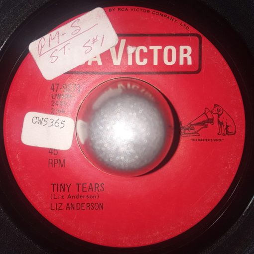 Liz Anderson - Tiny Tears / Grandma's House (7", Single) (Very Good (VG))