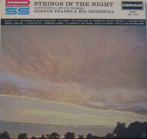 Gordon Franks And His Orchestra - Strings In The Night (Continental Movie Themes) (LP, Album) (Mint (M))