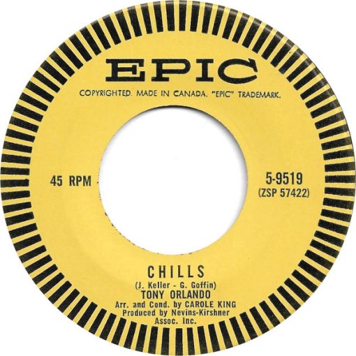 Tony Orlando - Chills / At The Edge Of Tears (7", Single) (Very Good Plus (VG+))