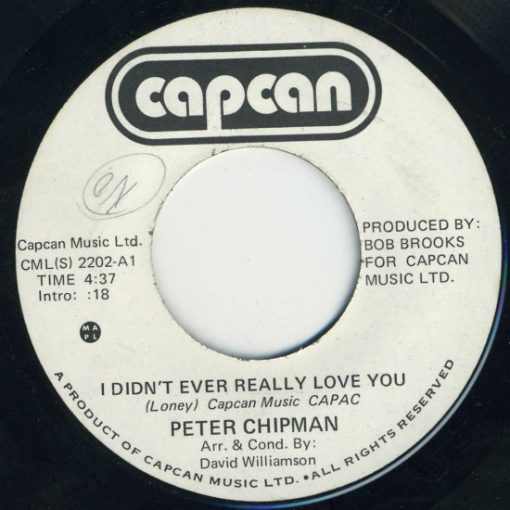 Peter Chipman - I Didn't Ever Really Love You (7") (Very Good Plus (VG+))