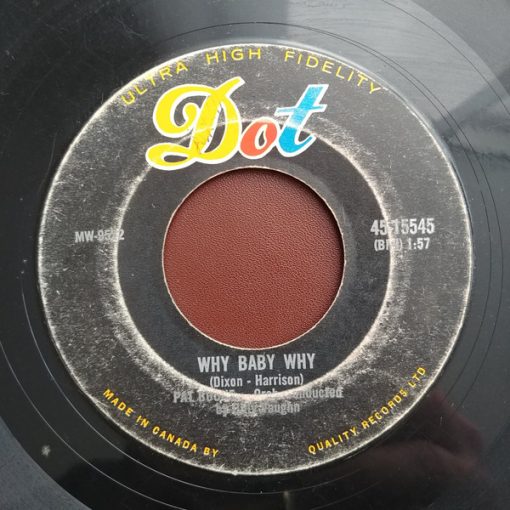 Pat Boone - Why Baby Why (7") (Near Mint (NM or M-))