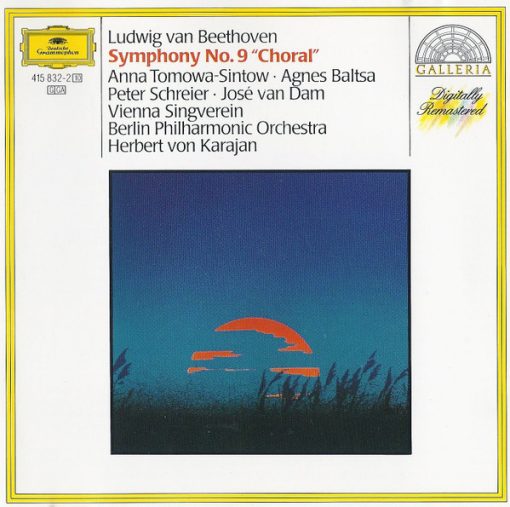 Ludwig van Beethoven, Anna Tomowa-Sintow • Agnes Baltsa • Peter Schreier • José van Dam, Wiener Singverein, Berliner Philharmoniker, Herbert von Karajan - Symphony No. 9 "Choral" (CD, RE, RM) (Near Mint (NM or M-))