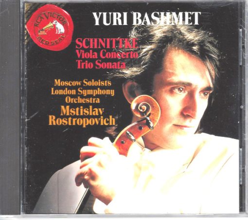 Yuri Bashmet, Alfred Schnittke, Moscow Soloists, London Symphony Orchestra / Mstislav Rostropovich - Viola Concerto - Trio Sonata (CD, Album) (Near Mint (NM or M-))