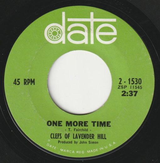 Clefs Of Lavender Hill - So I'll Try / One More Time (7", Single, Mono, Styrene) (Very Good Plus (VG+))