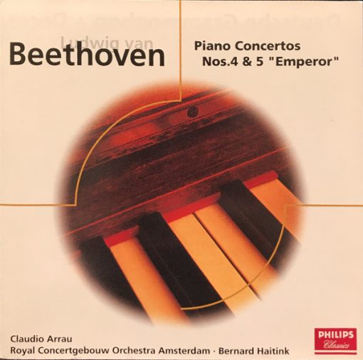 Ludwig van Beethoven - Claudio Arrau, Bernard Haitink, Concertgebouworkest - Piano Concertos Nos. 4 & 5 "Emperor" (CD, Comp, RM, AMS) (Near Mint (NM or M-))