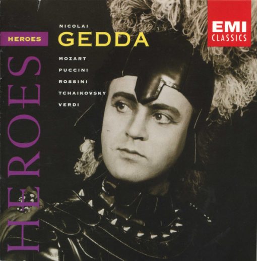 Nicolai Gedda, Wolfgang Amadeus Mozart / Giacomo Puccini / Gioacchino Rossini / Pyotr Ilyich Tchaikovsky / Giuseppe Verdi - Heroes (CD, Album, Comp) (Near Mint (NM or M-))