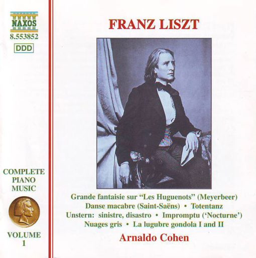 Franz Liszt - Arnaldo Cohen - Grande Fantaisie Sur “Les Huguenots” (Meyerbeer) • Danse Macabre (Saint-Saëns) • Totentanz • Unstern: Sinistre, Disastro • Impromptu (‛Nocturne′) • Nuages Gris • La Lugrube Gondola Ⅰ And Ⅱ (CD) (Near Mint (NM or M-))