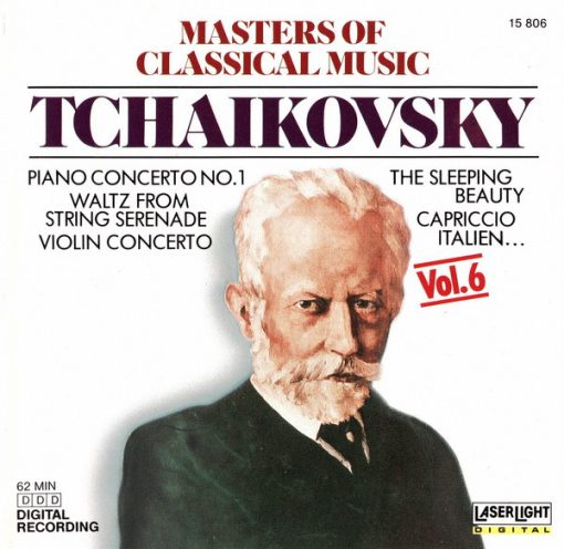 Pyotr Ilyich Tchaikovsky - Masters Of Classical Music, Vol.6: Tchaikovsky (CD, Comp) (Near Mint (NM or M-))