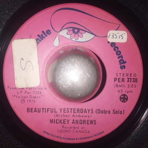 Mickey Andrews - Beautiful Yesterdays / The Olympic March (7", Single) (Very Good (VG))