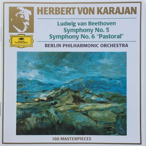 Ludwig van Beethoven : Herbert Von Karajan, Berliner Philharmoniker - Symphonie Nr. 5 - Symphonie Nr. 6 »Pastorale« (CD, Comp, RM, RP) (Near Mint (NM or M-))