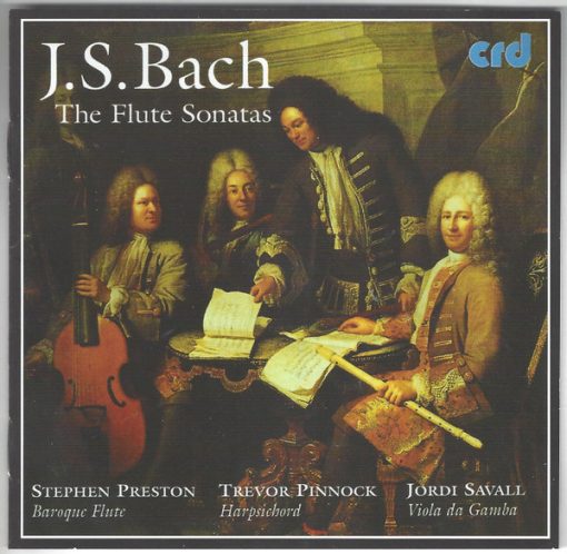 Johann Sebastian Bach – Stephen Preston, Trevor Pinnock, Jordi Savall - The Flute Sonatas (2xCD) (Mint (M))