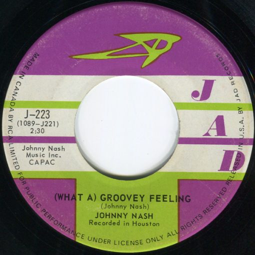 Johnny Nash - (What A) Groovey Feeling (7", Single) (Near Mint (NM or M-))