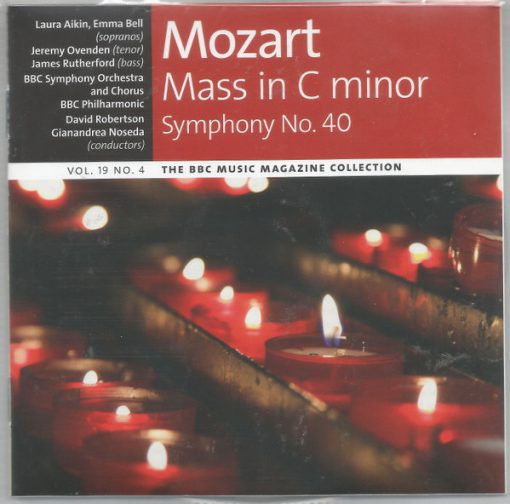 Wolfgang Amadeus Mozart - Mass In C Minor / Symphony No. 40 (CD, Comp) (Near Mint (NM or M-))