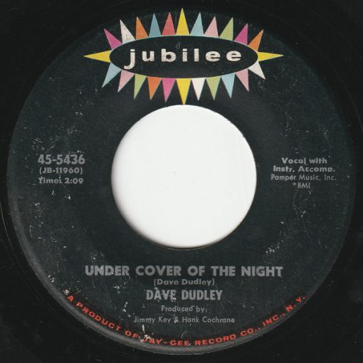 Dave Dudley - Under Cover Of The Night (7", Single) (Near Mint (NM or M-))