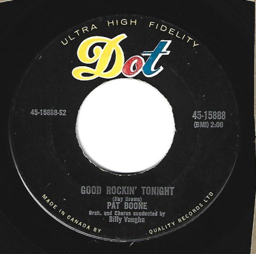 Pat Boone - Good Rockin' Tonight / With The Wind And The Rain In Your Hair (7", Single) (Near Mint (NM or M-))