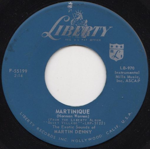 Martin Denny - Martinique / Sake Rock (7", Single) (Near Mint (NM or M-))