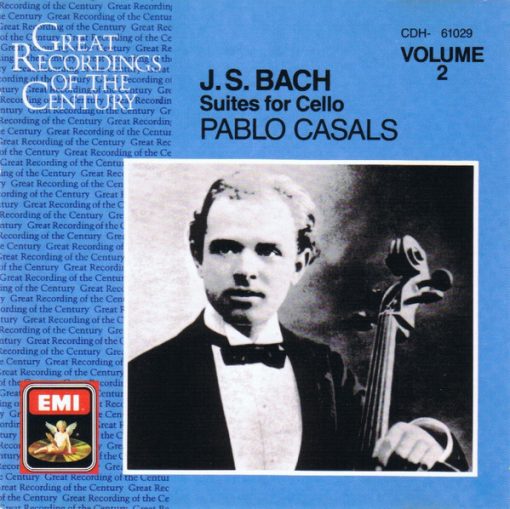 Johann Sebastian Bach / Pablo Casals - Suites For Cello - Volume 2 (CD, Comp, Mono, RM) (Near Mint (NM or M-))