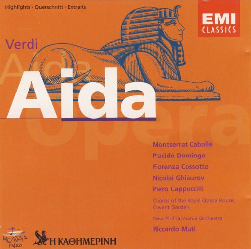 Giuseppe Verdi, Montserrat Caballé, Placido Domingo, Fiorenza Cossotto, Piero Cappuccilli, Chorus Of The Royal Opera House, Covent Garden, New Philharmonia Orchestra, Riccardo Muti - Aida (Highlights • Querschnitt • Extraits) (CD, Comp, RM) (Near Mint (NM or M-))