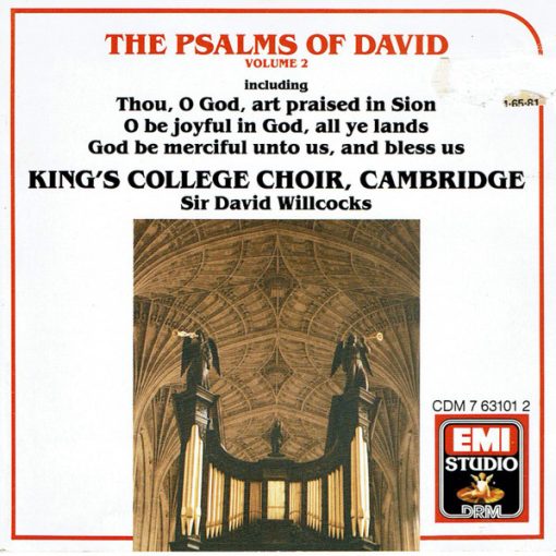 The King's College Choir Of Cambridge King's College Choir, Cambridge  David Willcocks - The Psalms Of David (Volume II) (CD, Album, RE) (Near Mint (NM or M-))