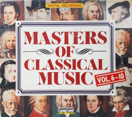 Various - Masters Of Classical Music Vol. 6-10 (5xCD + Box, Comp) (Near Mint (NM or M-))