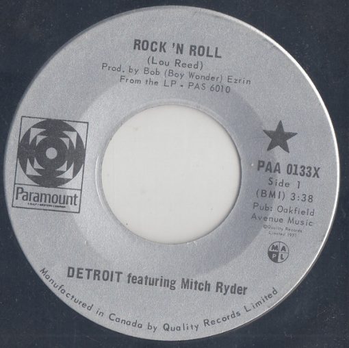 Detroit (2) Featuring Mitch Ryder - Rock 'N Roll / Box Of Old Roses (7", Single) (Near Mint (NM or M-))