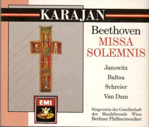 Ludwig van Beethoven, Gundula Janowitz, Agnes Baltsa, Peter Schreier, José van Dam, Singverein Der Gesellschaft Der Musikfreunde, Herbert von Karajan - Missa Solemnis (2xCD, Album, RE, RM) (Near Mint (NM or M-))