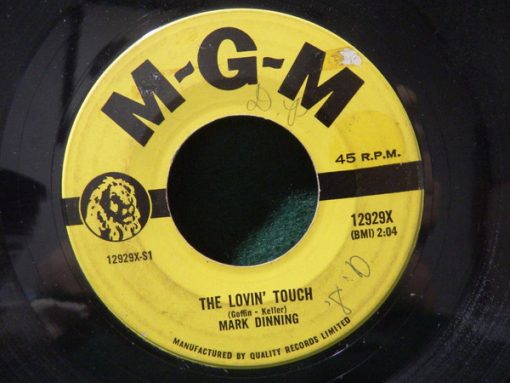 Mark Dinning - The Lovin' Touch / Come Back To Me (My Love) (7", Single) (Very Good Plus (VG+))