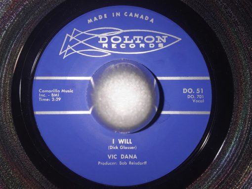 Vic Dana - I Will (7", Single) (Very Good Plus (VG+))