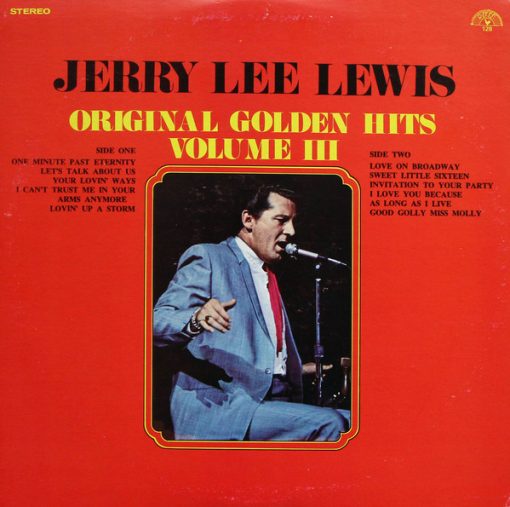 Jerry Lee Lewis - Original Golden Hits Volume III (LP, Comp) (Mint (M))