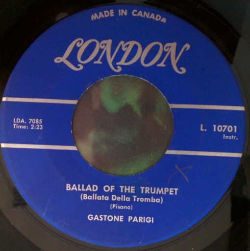 Gastone Parigi, Nini Rosso - Ballad Of The Trumpet (Ballata Della Tromba) (7") (Very Good Plus (VG+))