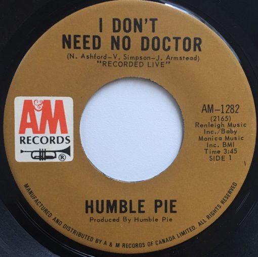 Humble Pie - I Don't Need No Doctor (7", Single, Mono) (Near Mint (NM or M-))