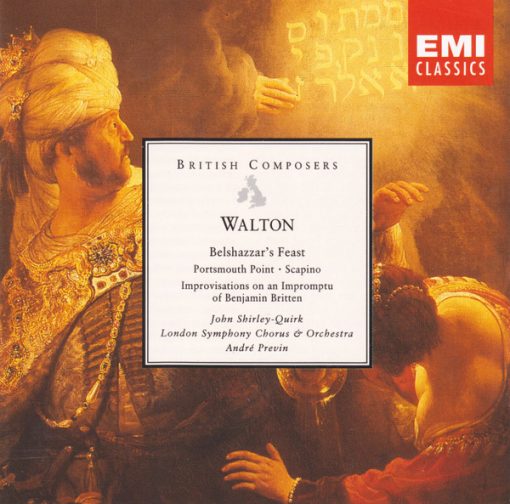 Sir William Walton : John Shirley-Quirk, London Symphony Chorus & London Symphony Orchestra, André Previn - Belshazzar's Feast • Portsmouth Point • Scapino • Improvisations On An Impromptu Of Benjamin Britten (CD, Comp, RE, RM) (Near Mint (NM or M-))