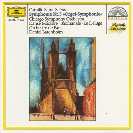 Camille Saint-Saëns, Chicago Symphony Orchestra, Orchestre De Paris, Daniel Barenboim - Symphony Nr.3 >>Orgel-Symphonie<< / Danse Macabre / Bachanale / Le Déluge (CD, Comp, RM) (Near Mint (NM or M-))