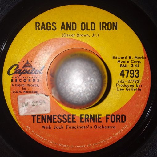 Tennessee Ernie Ford - Work Song (7") (Very Good (VG))