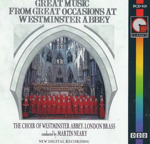 The Choir Of Westminster Abbey, London Brass, Martin Neary (2) - Great Music From Great Occasions At Westminster Abbey (CD) (Near Mint (NM or M-))