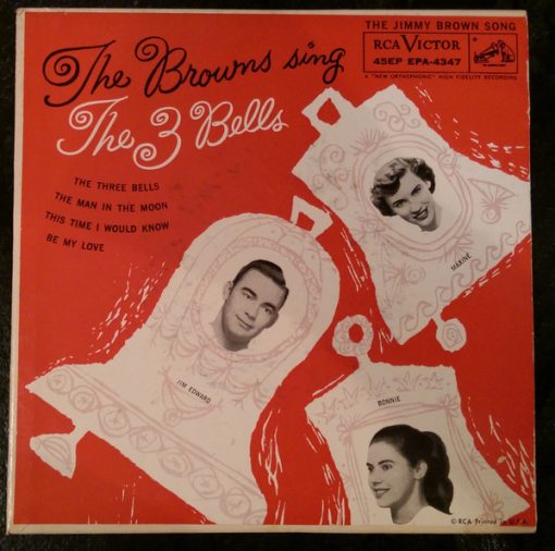 The Browns (3) - The Browns Sing The 3 Bells (The Jimmy Brown Song) (7", EP) (Near Mint (NM or M-))