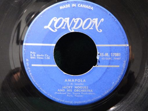 Jacky Noguez And His Orchestra - Amapola / Mahzel (7", Single) (Near Mint (NM or M-))